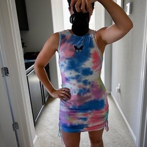 Tie Die Midi Dress